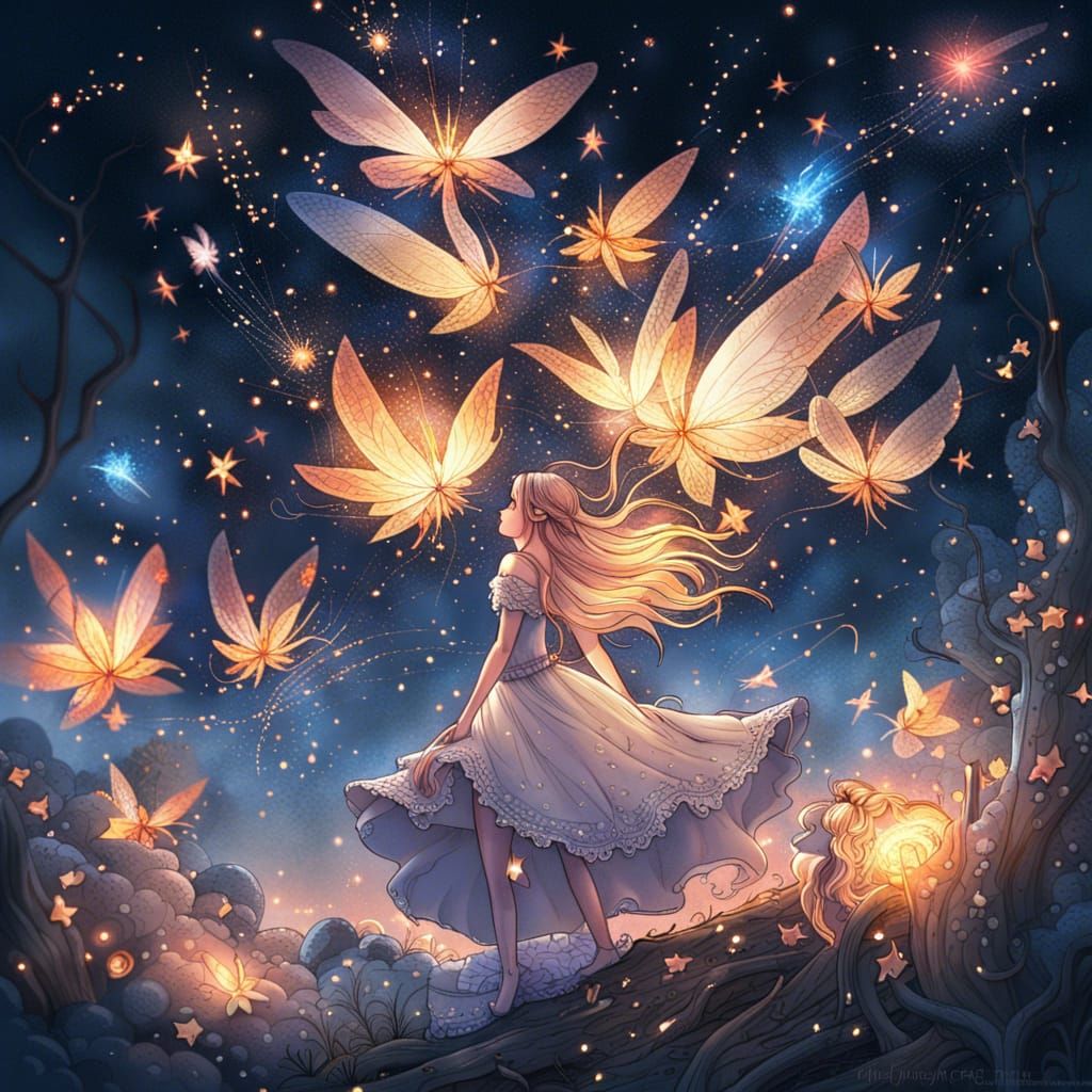 Fairies   by @GoldenGoose