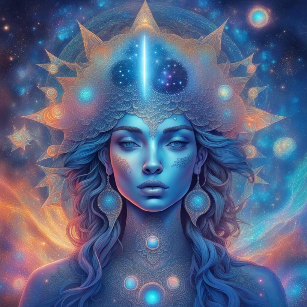 Blue magic - AI Generated Artwork - NightCafe Creator