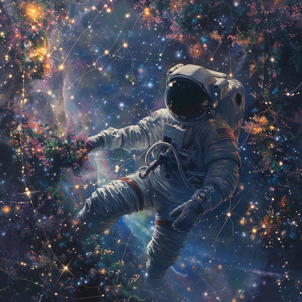 The astronaut