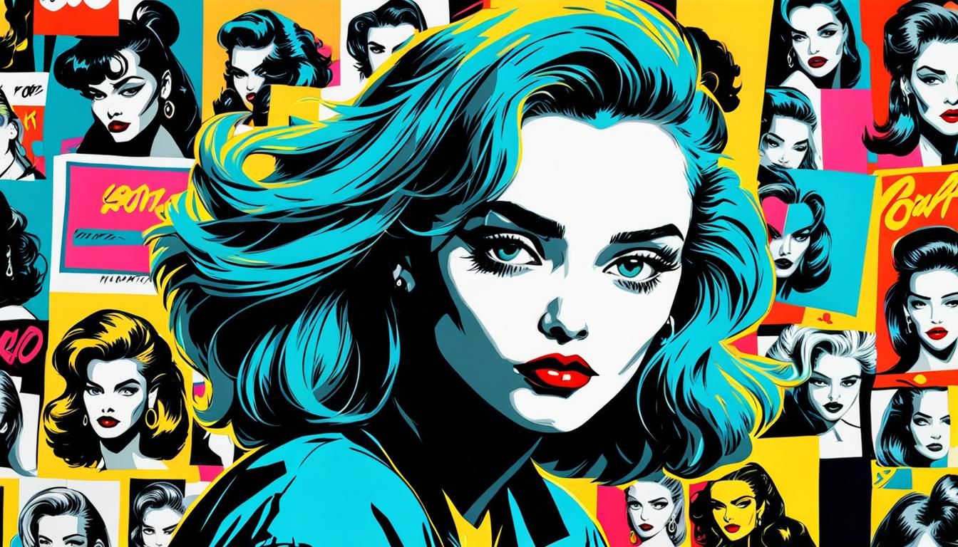 1990's girl popart