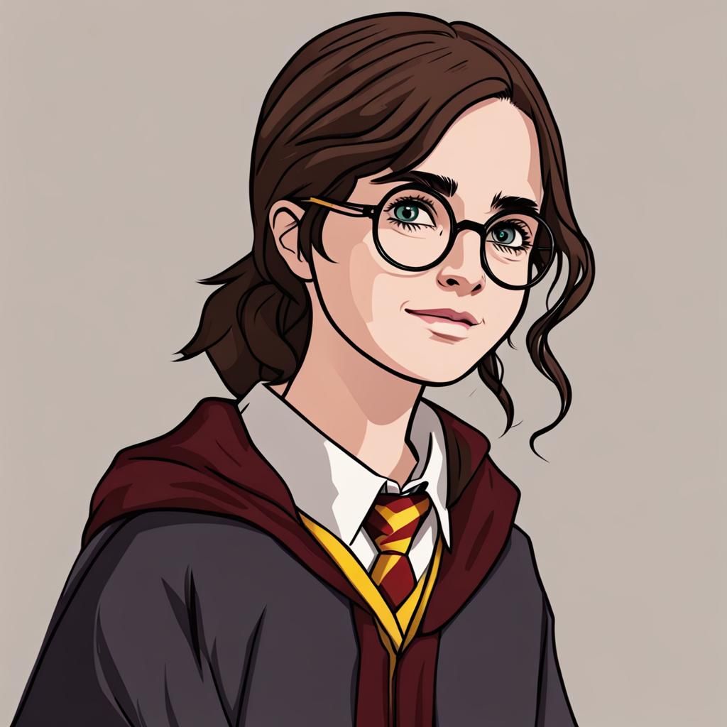 Harry potter as a girl - AI Generated Artwork - NightCafe Creator