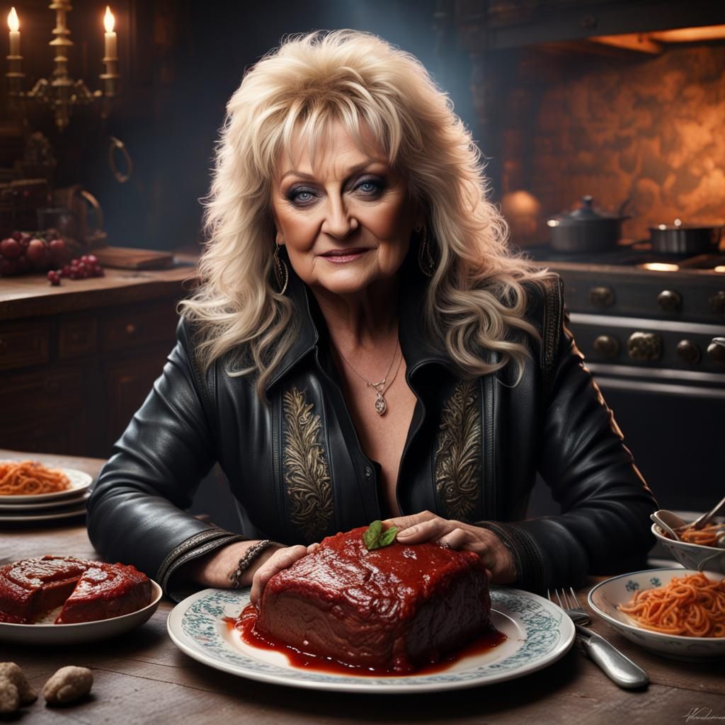 Meatloaf for Dinner AI Generated Artwork NightCafe Creator