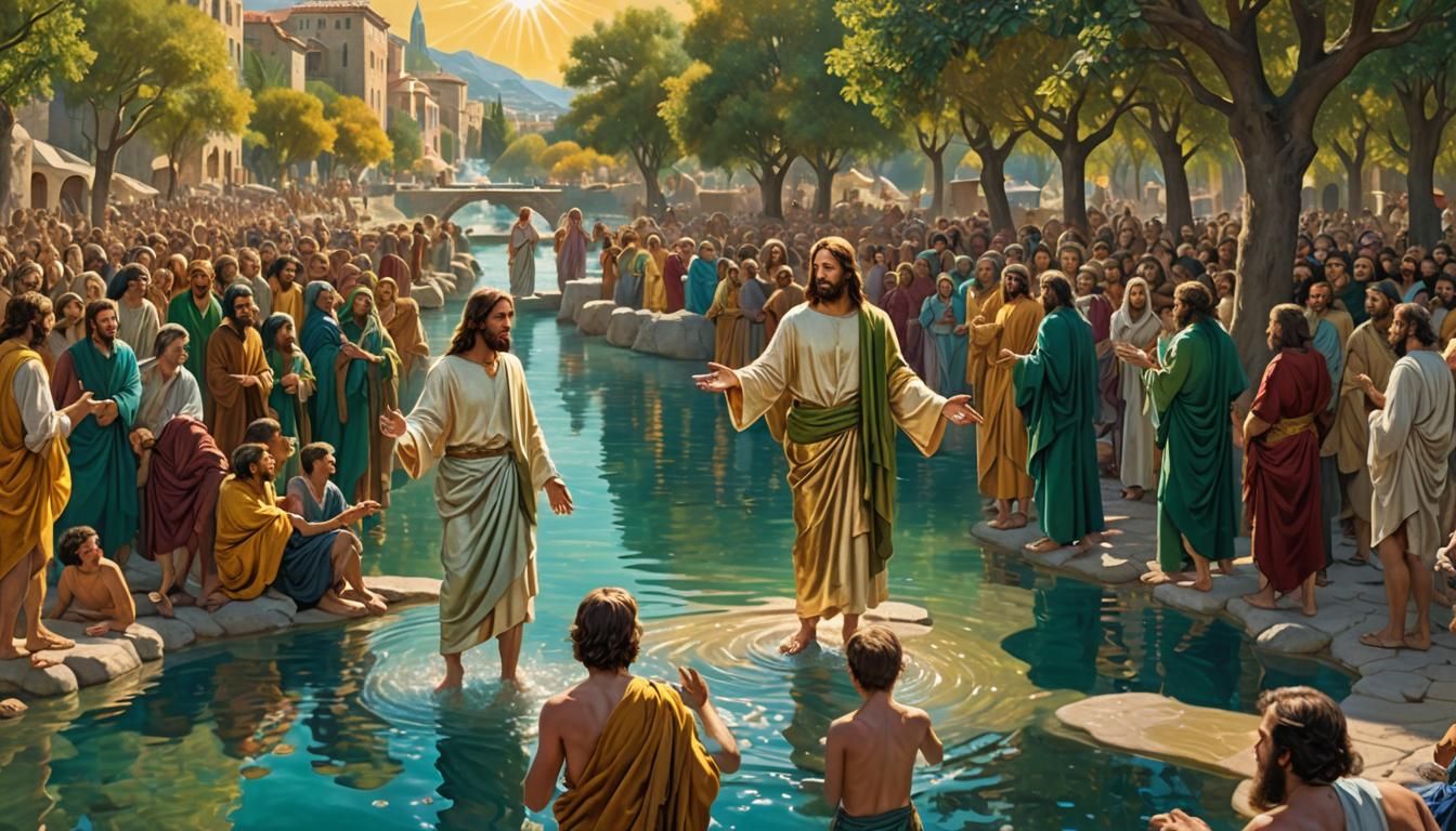 Jesus & John the Baptist together at last! - 01