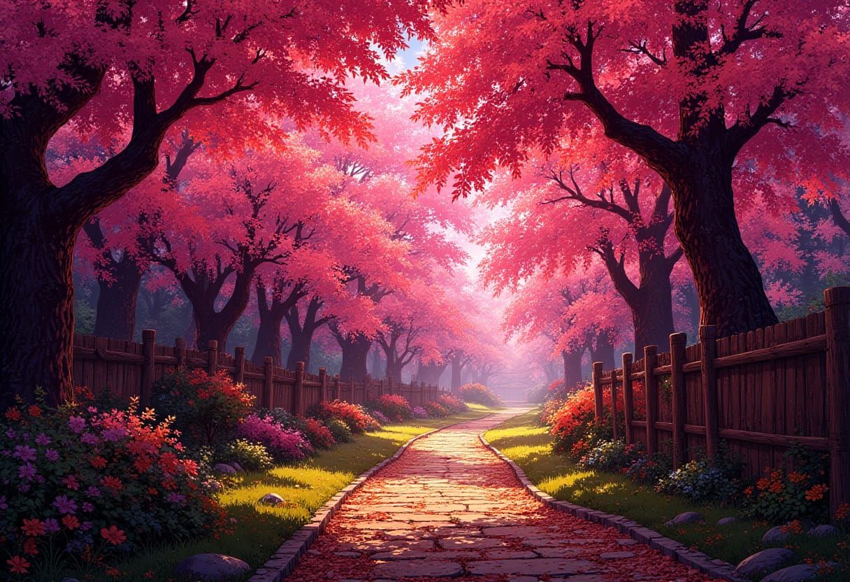 Cherry Blossom Path
