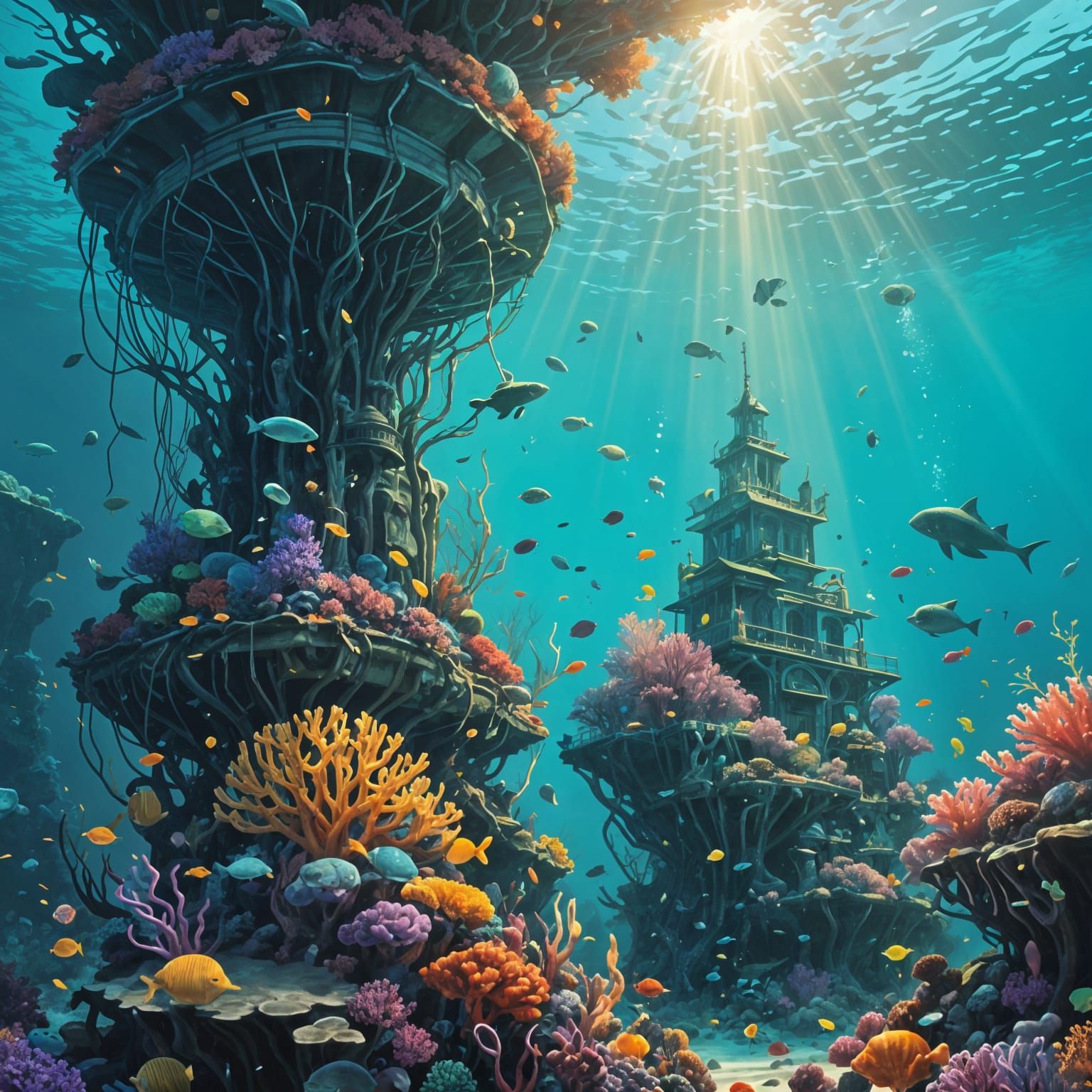 Mermaid city  by @Mike Ritchie