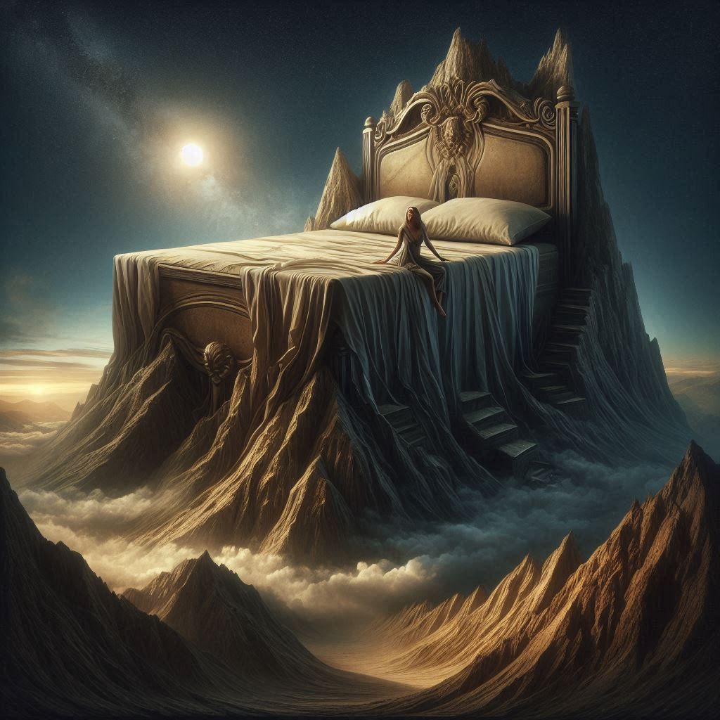 Representation of insomnia, DALL E 3 serie - 4