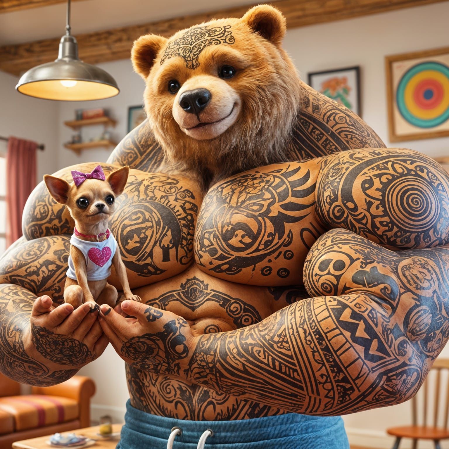 Ms. Chi Chi and Mr. Bear