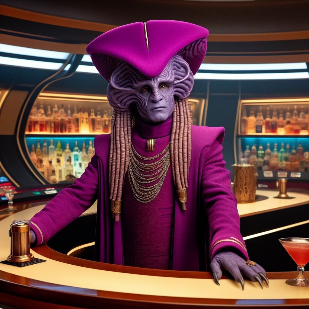 Alien Bartender