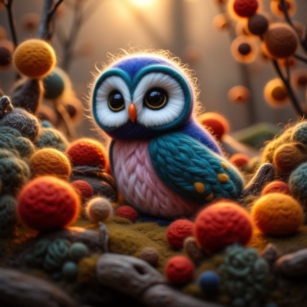 The Woolen Owlet  by @Brandy 