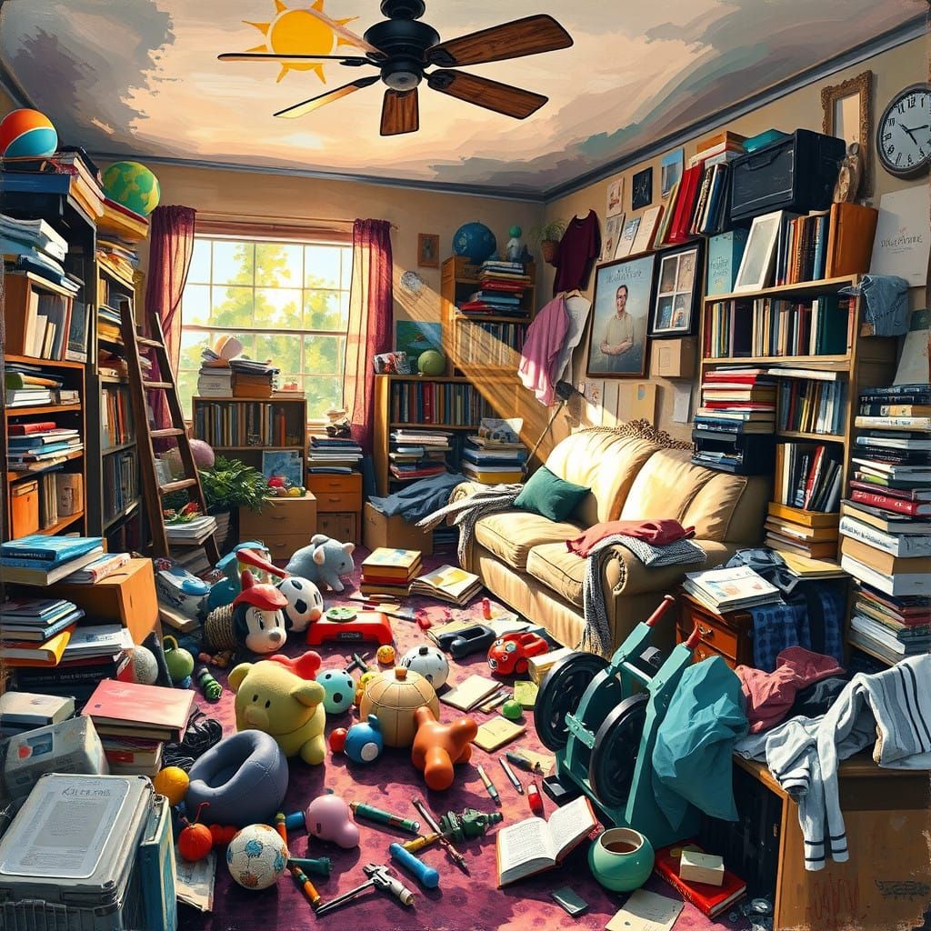 Messy House  by @YBDESIGNS