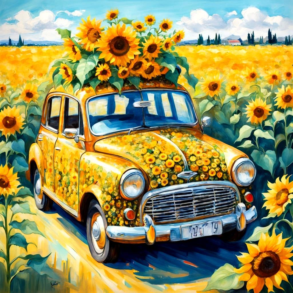 Sunny Sunflower Days  by @Angorartist