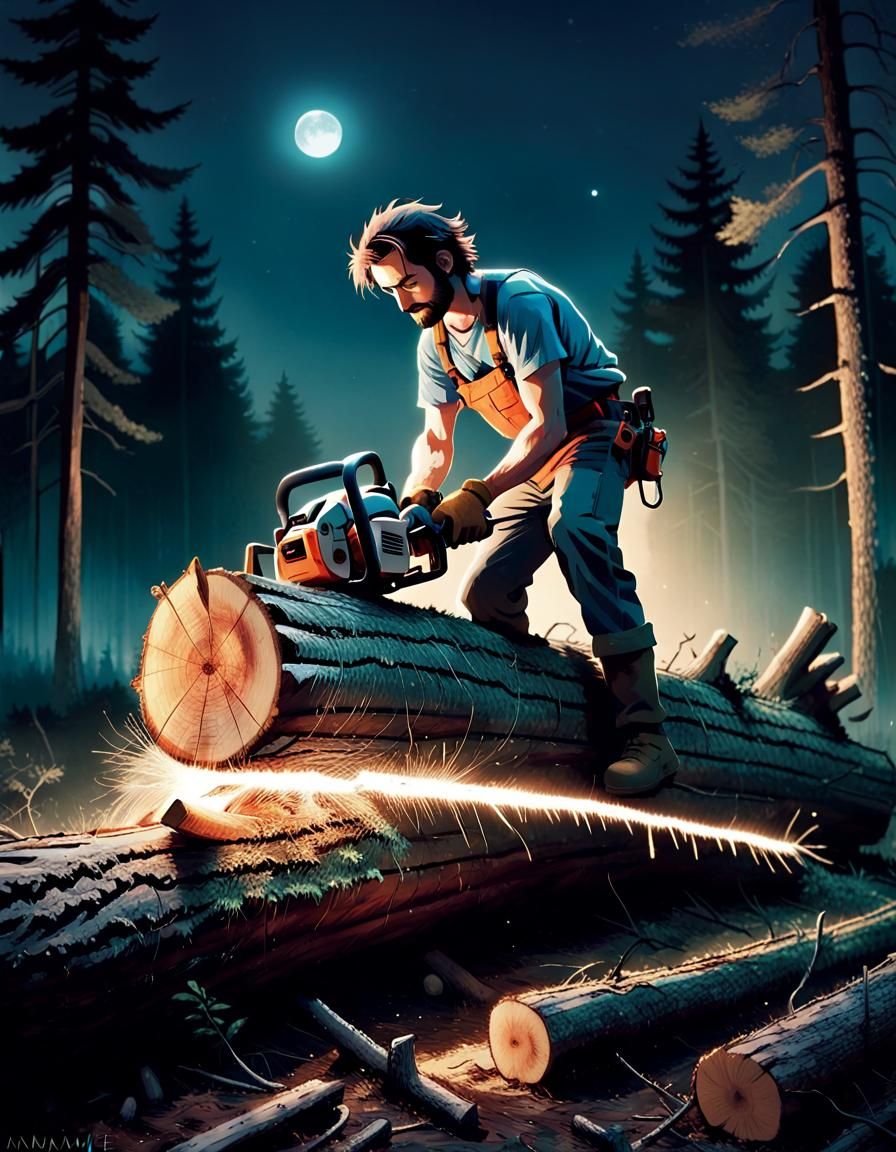 Lumberjack   by @Ishi no Yanagi