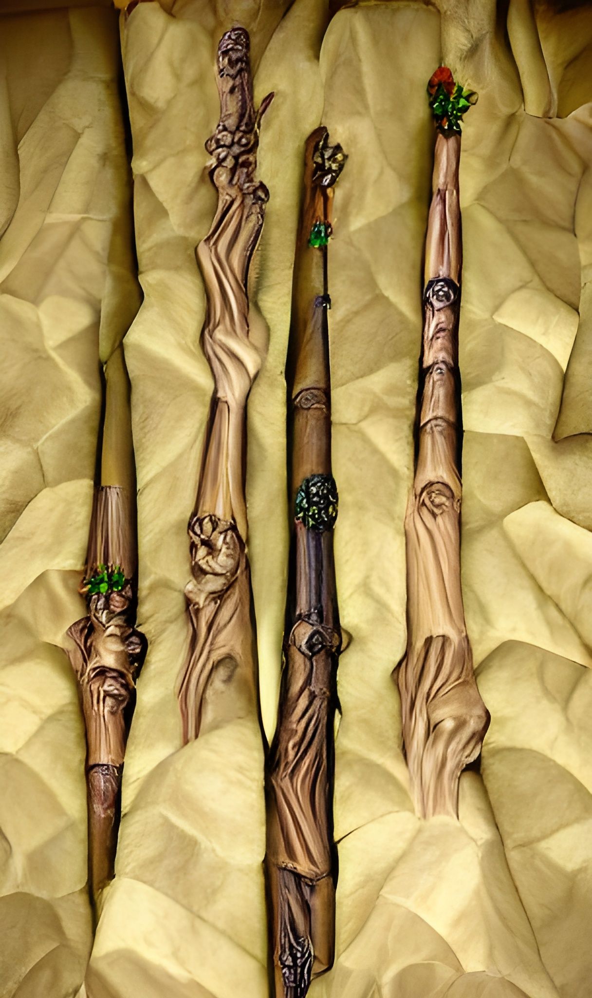 4 of wands (wood)