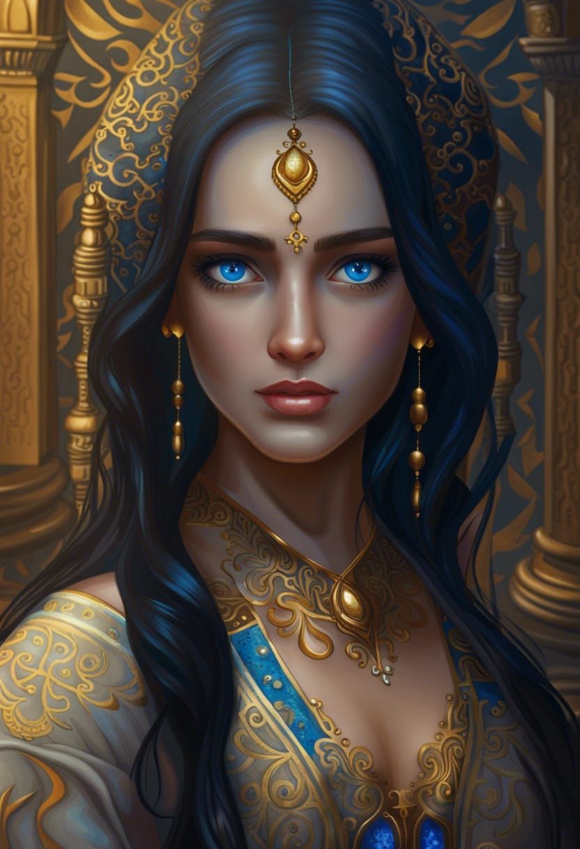 The Temple Priestess - AI Generated Artwork - NightCafe Creator