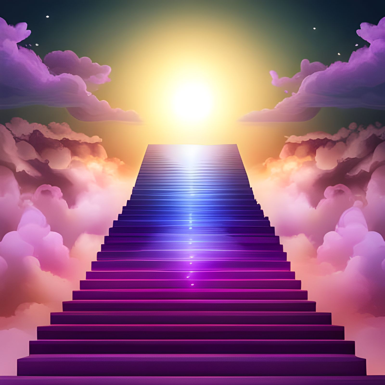 Stairway to heaven - AI Generated Artwork - NightCafe Creator