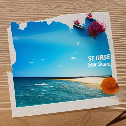 Sea, sun, bich, horisonline