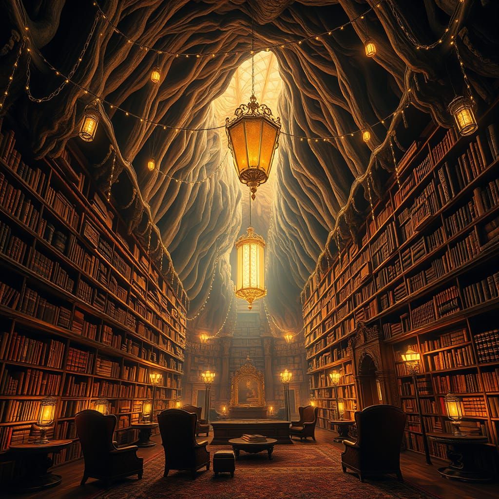 Secret Library  by @Fluffy beast 