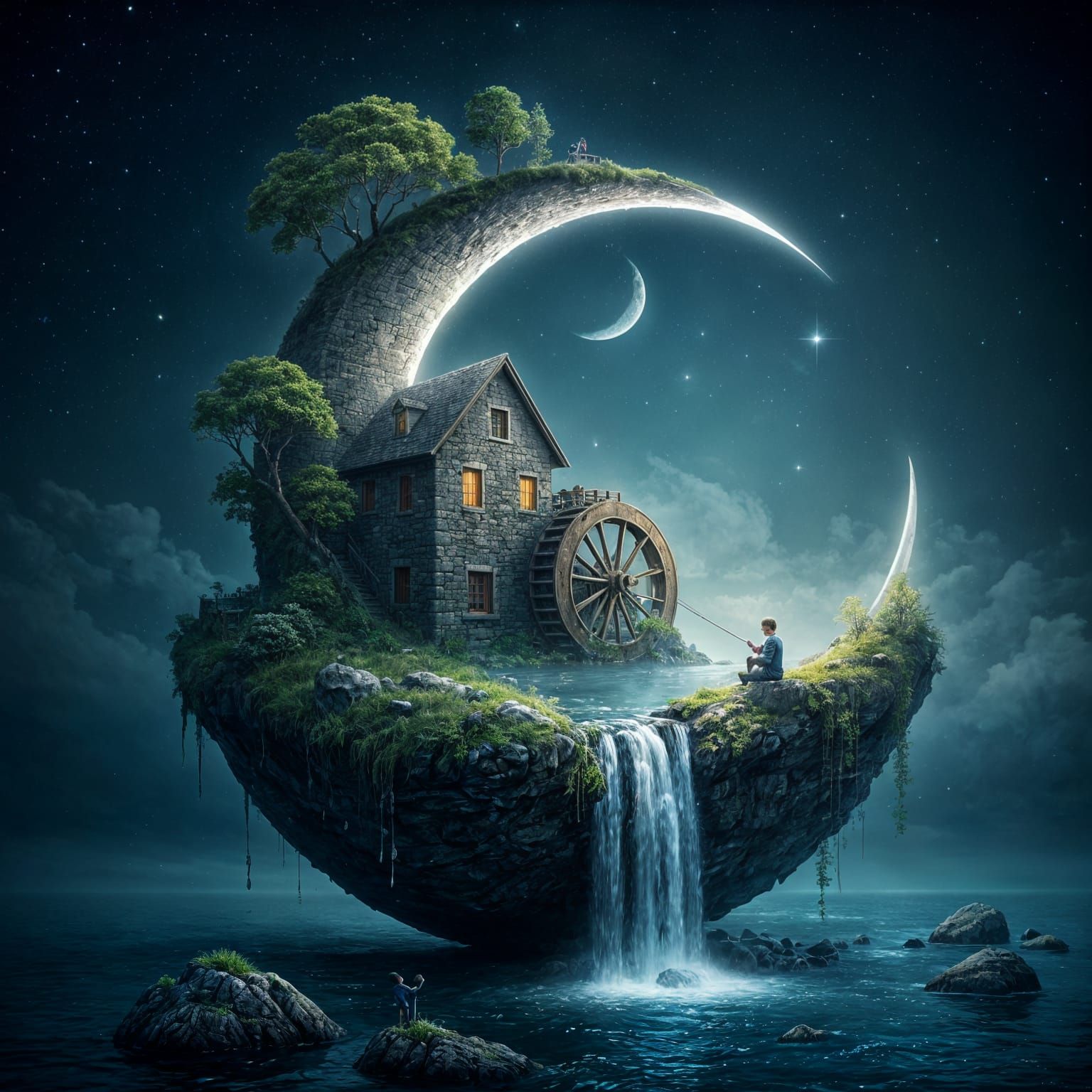 Mill of the moon   by @Cilia
