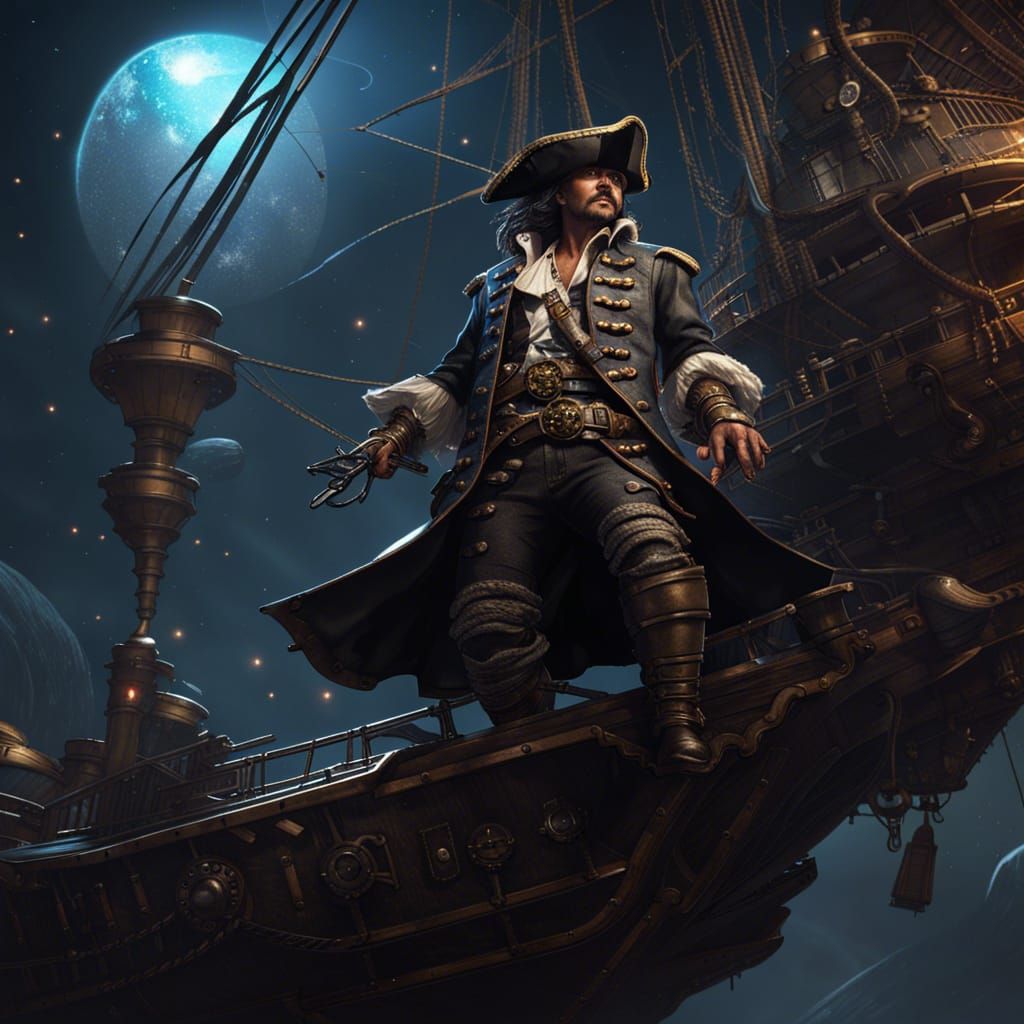 Space Pirate  by @3rd