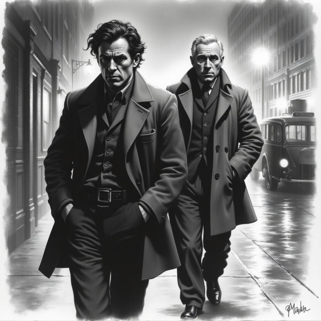 Jonas Watcher and Lieutenant Sanders  