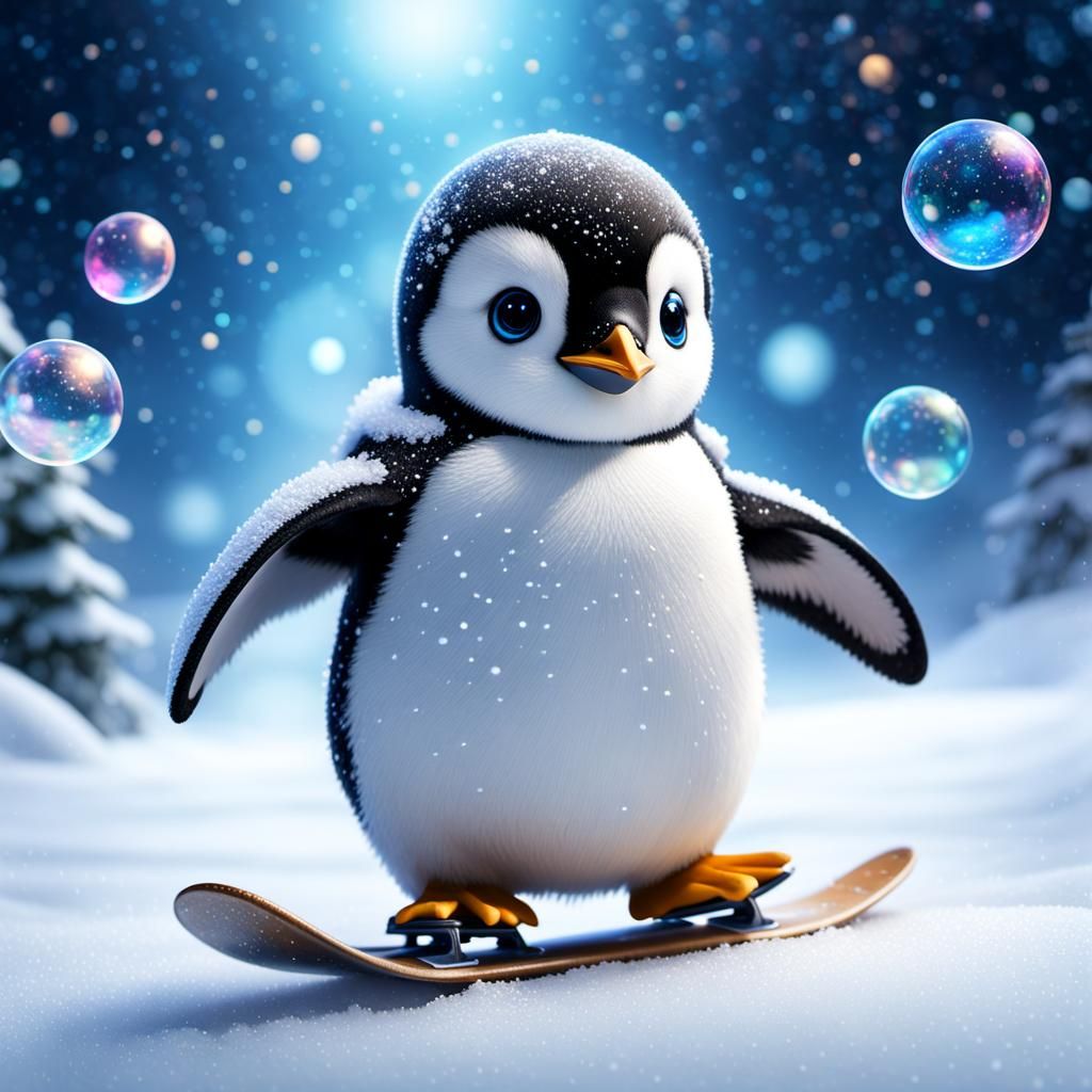 Skateboard Penguin.
