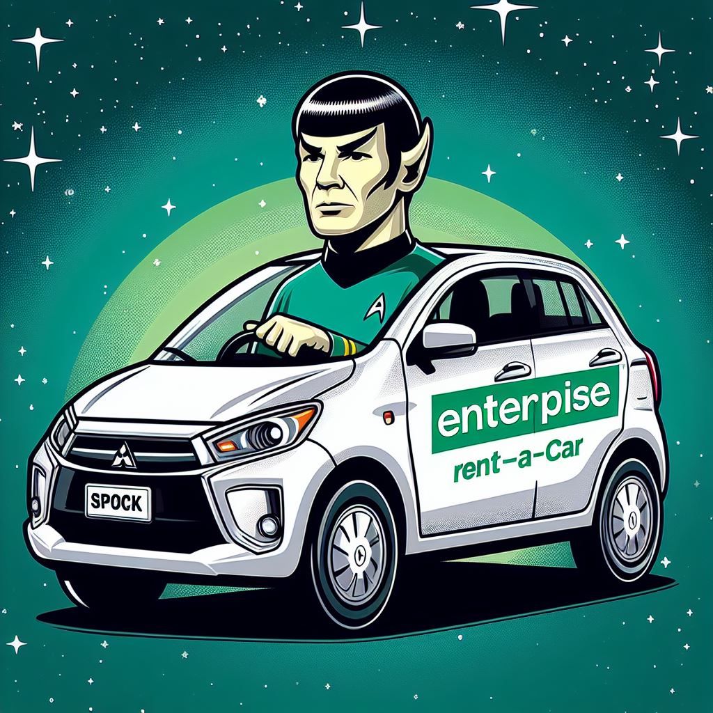 Spock finally gets to drive the Enterprise