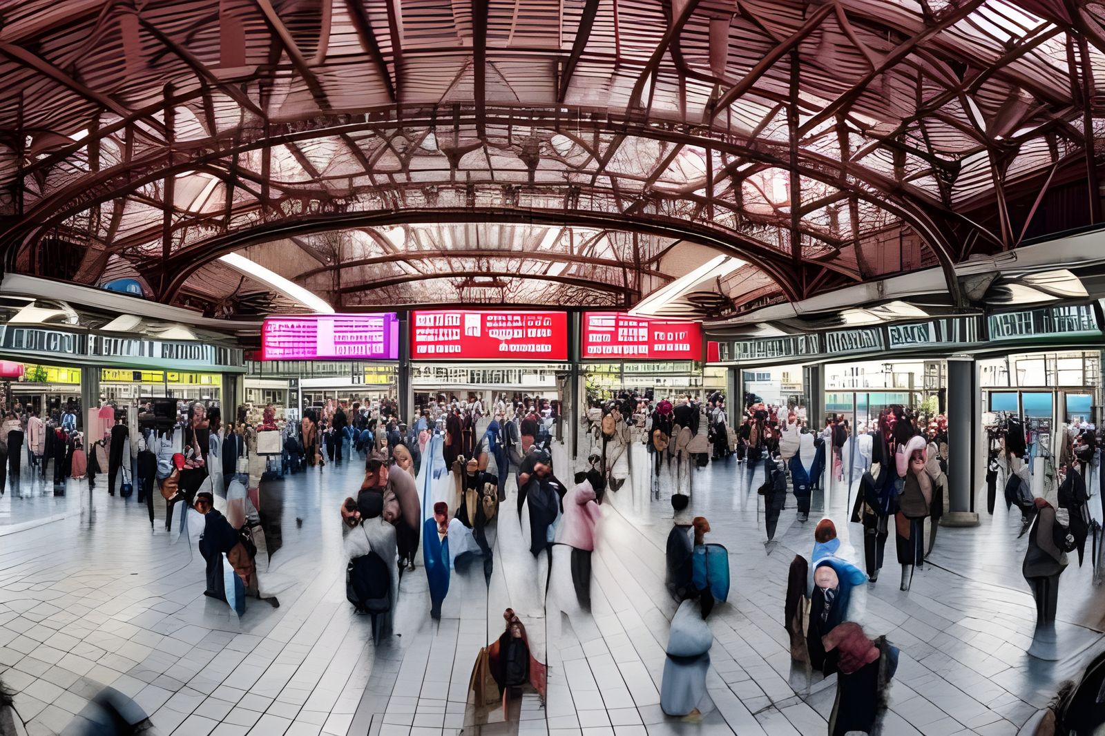 Crowded station