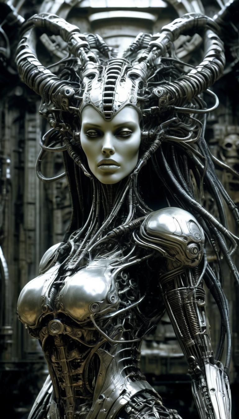 Mechanical Goddess  by @LoscoFiguro