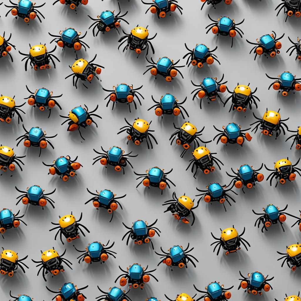 Mini robot swarm