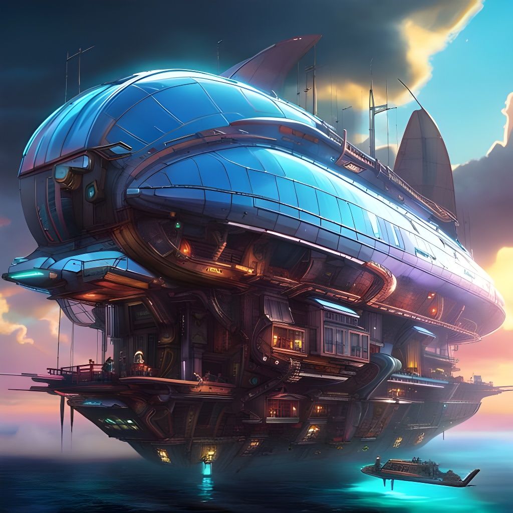 My Flying House - AI Generated Artwork - NightCafe Creator