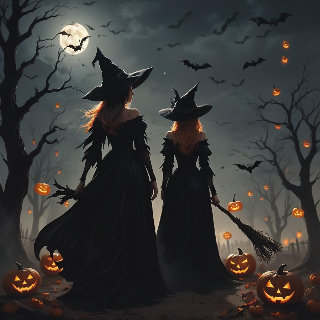 Mystical Witch and Warlock Concept Art