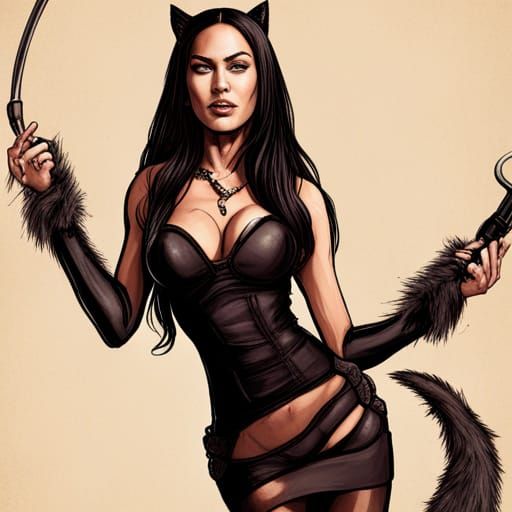 Megan Fox catgirl