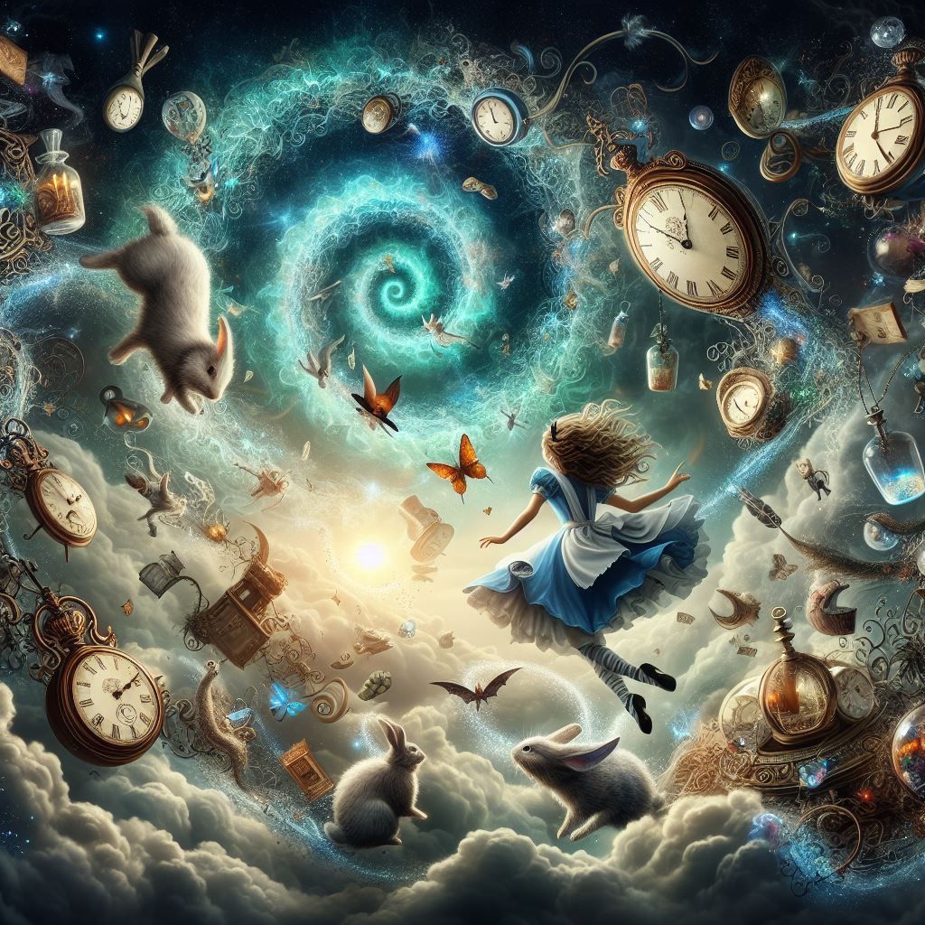 Alice on Her Way to Wonderland, a series