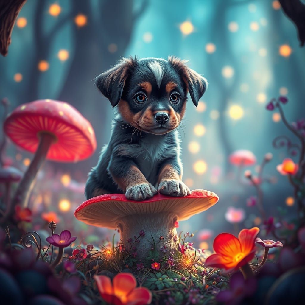 Cute puppy   by @The artist