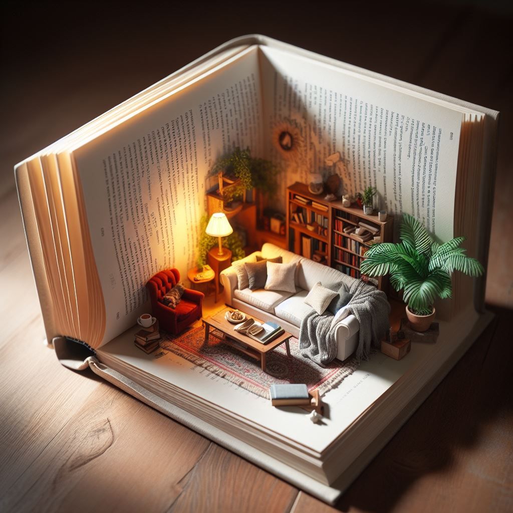 A room within the book 2