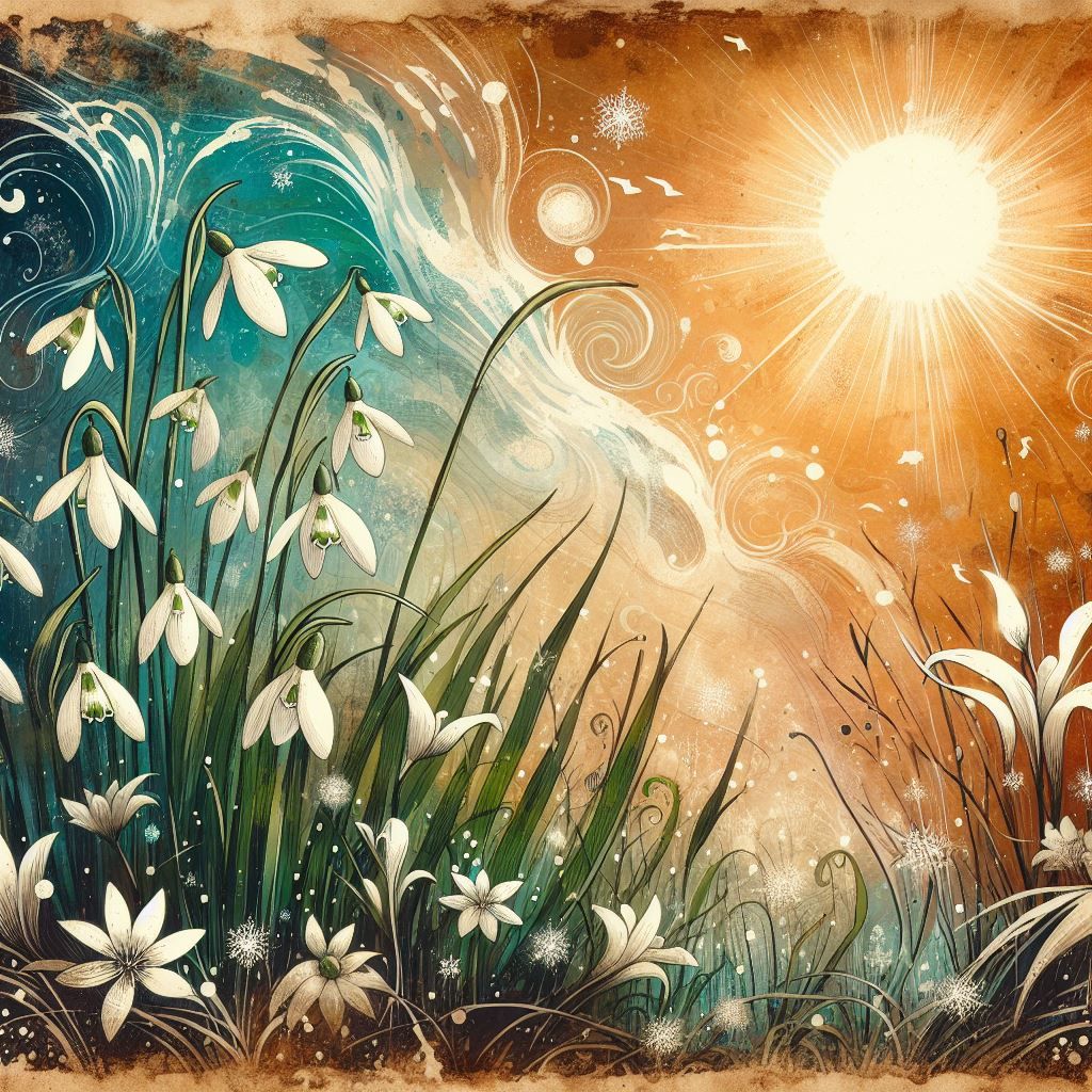 Snowdrops, the first sign of spring