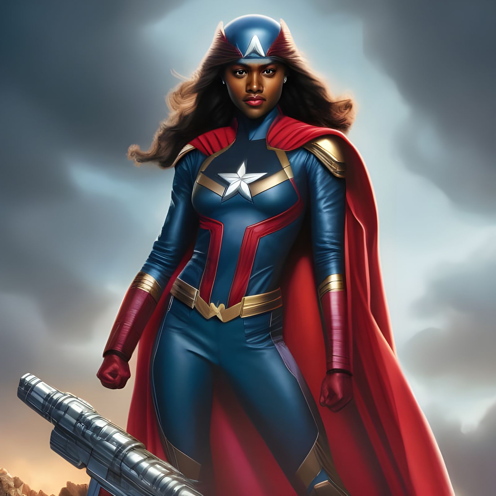 black woman captain america