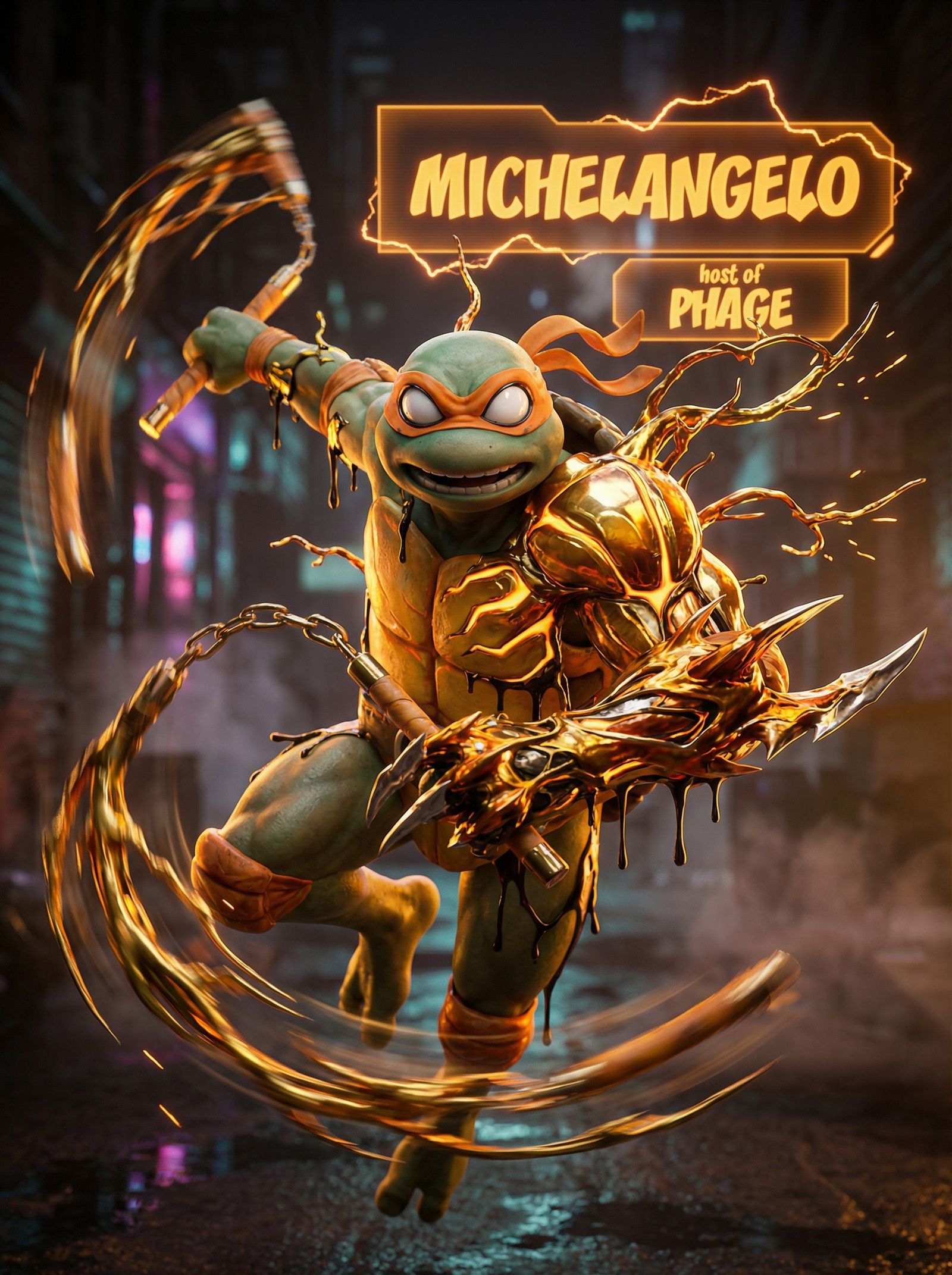 MICHELANGELO — HOST OF PHAGE