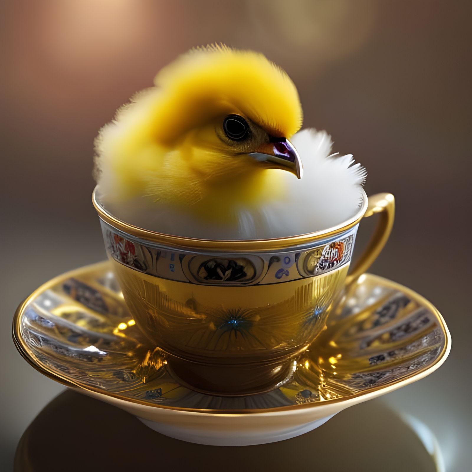 teacup chick  by @Nemo