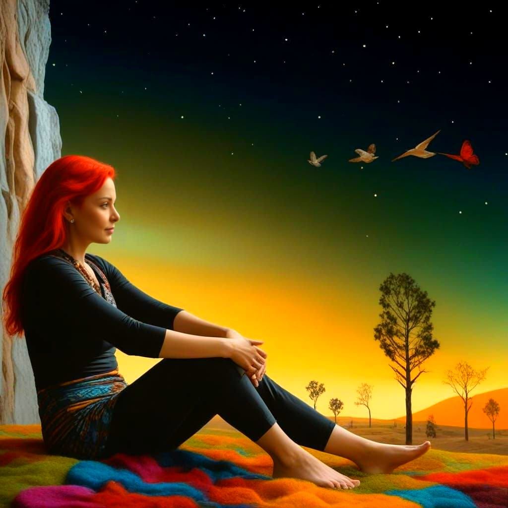 Confident Lady in Elegant Attire