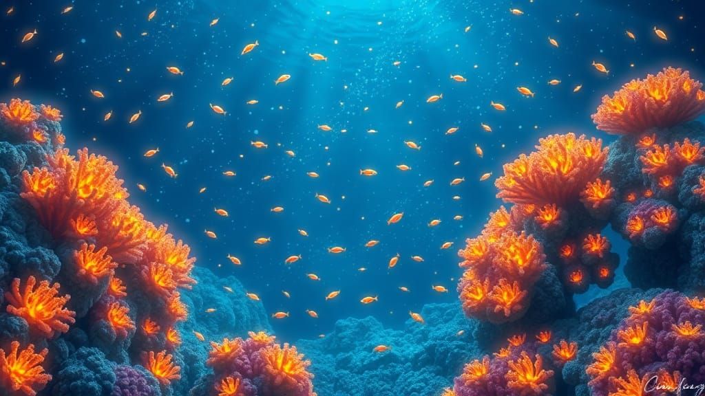 Soothing fish scene 1