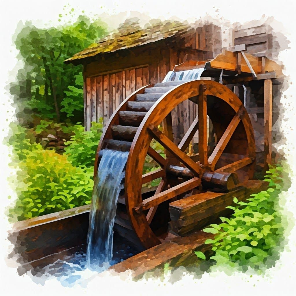 Waterwheel  by @photon