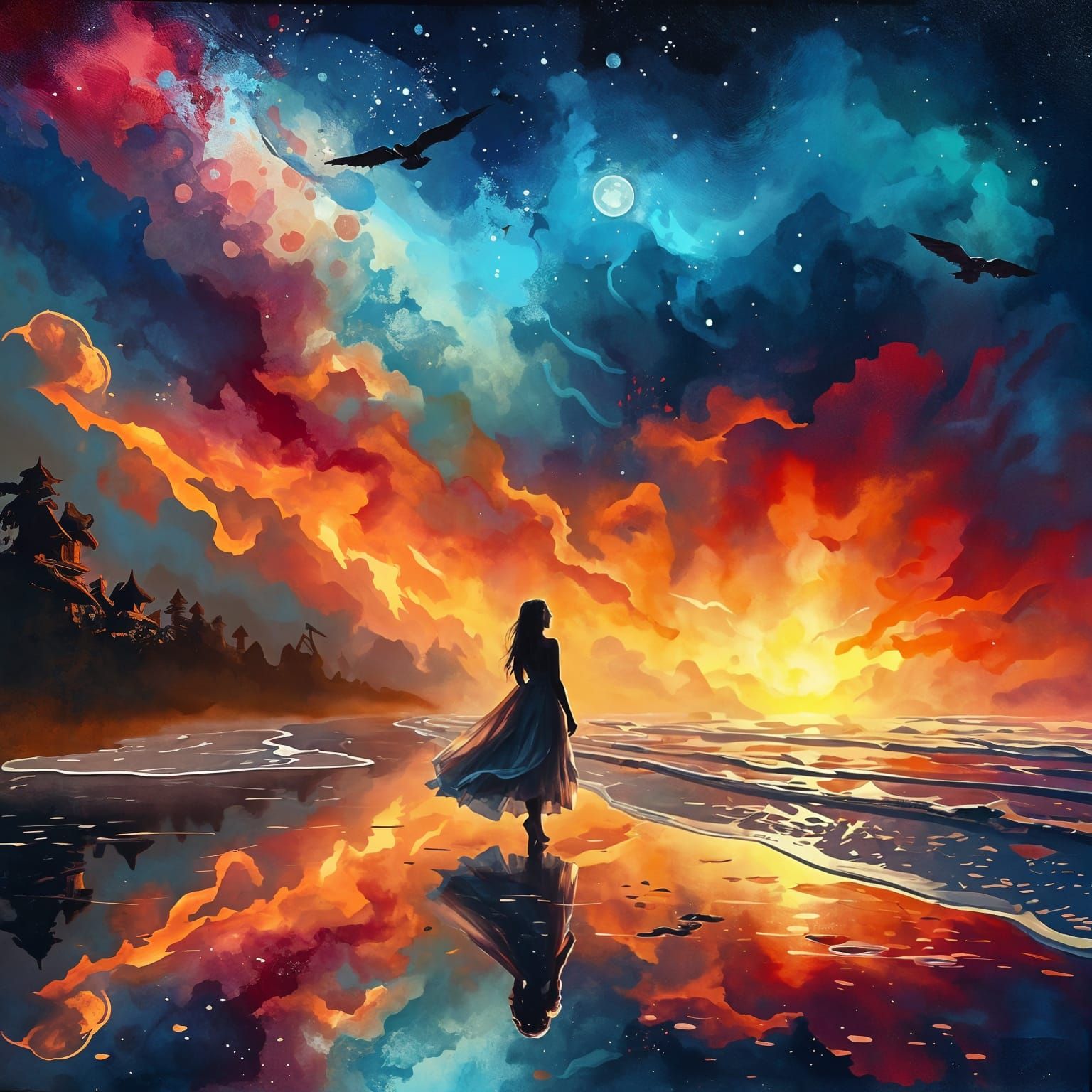 Dreamlike and Dramatic AI Image