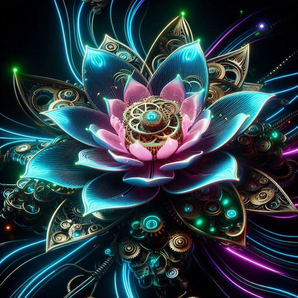 Beautiful Clockwork flower