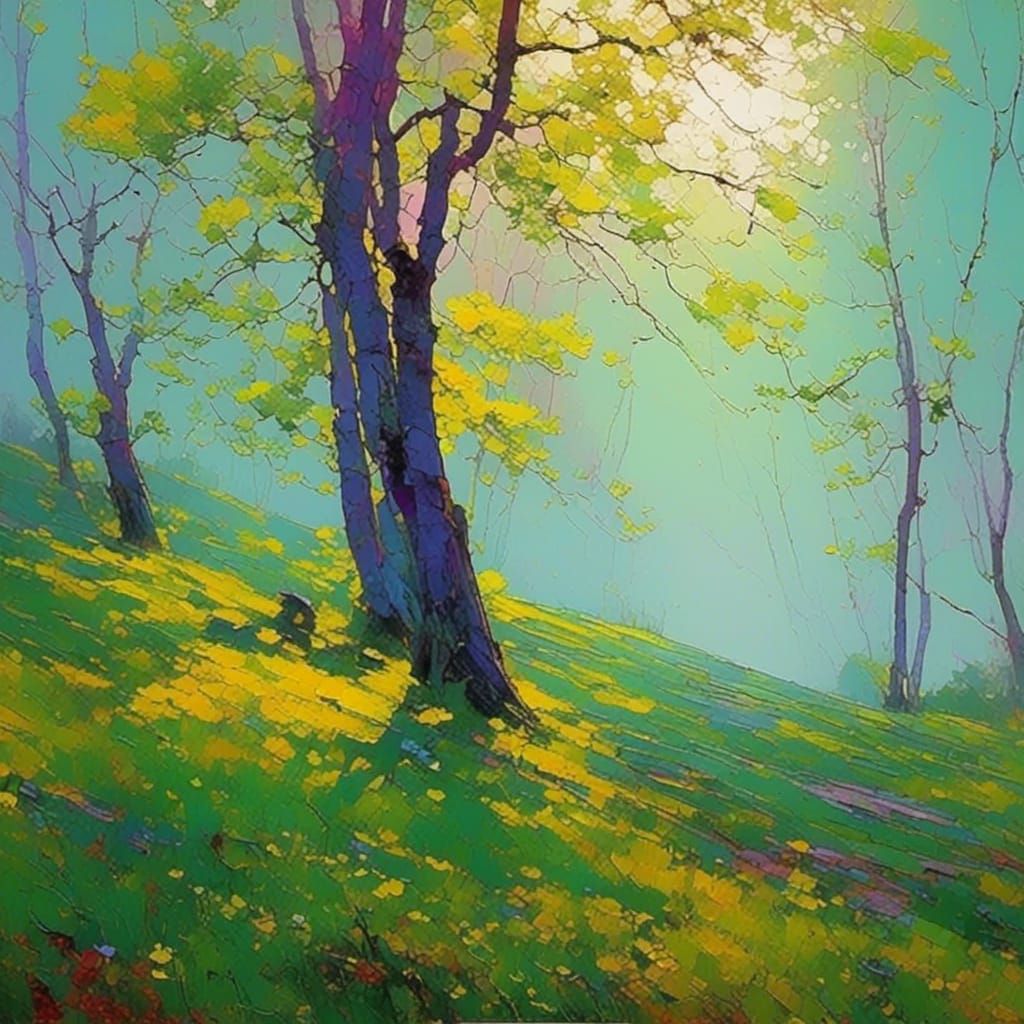  <lora:Impasto Landscapes:1.0>