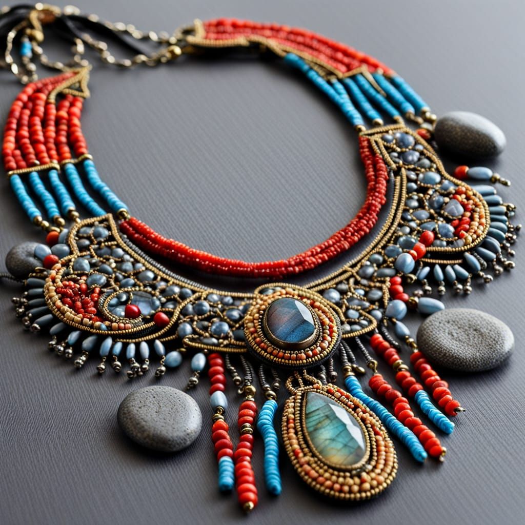 necklace in Egyptian style
