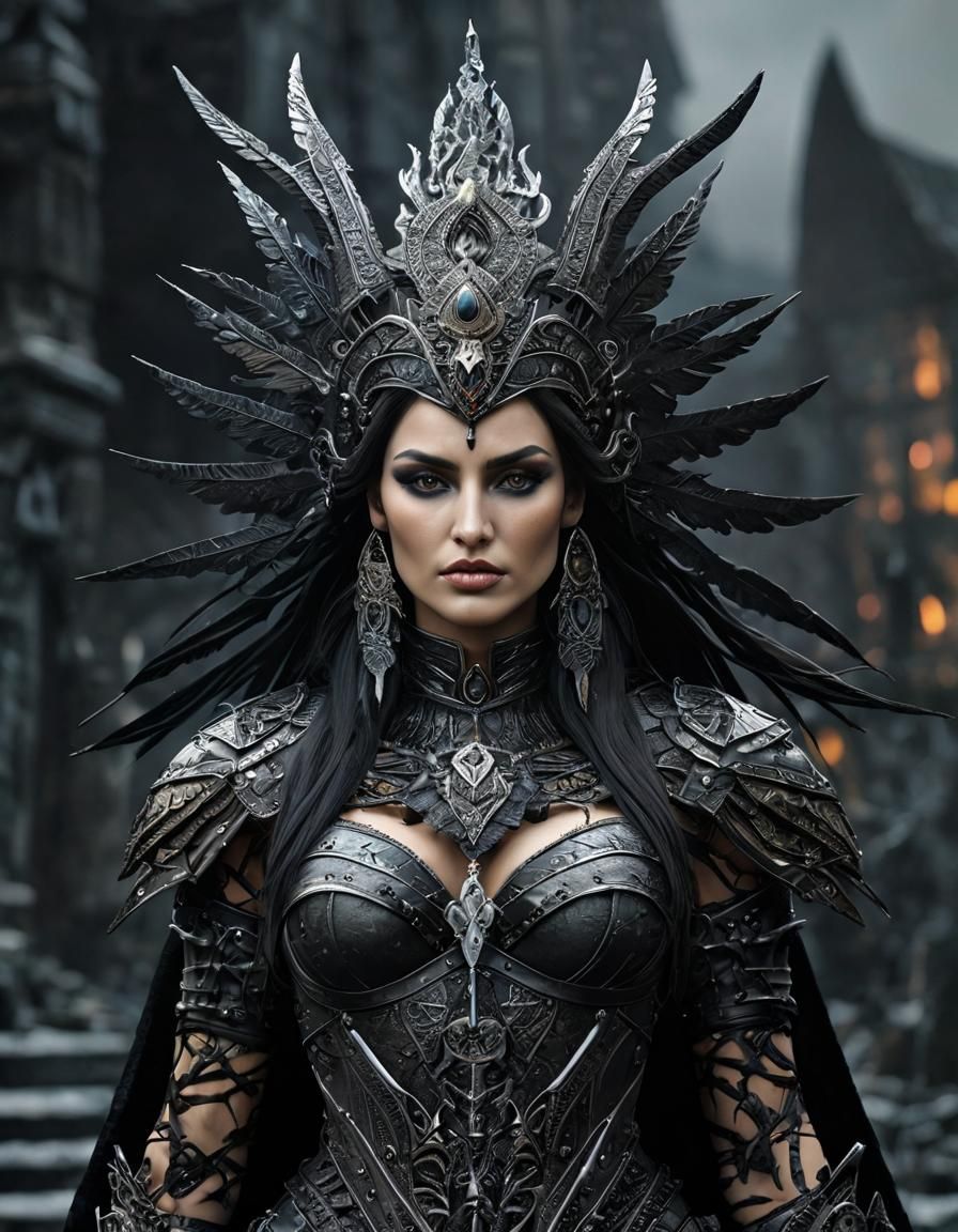 The Morrigan - gorgeous dark goddess, intimidating Irish Goddess of War, Death, Magic, and Sorcery   by @SilverSeasons