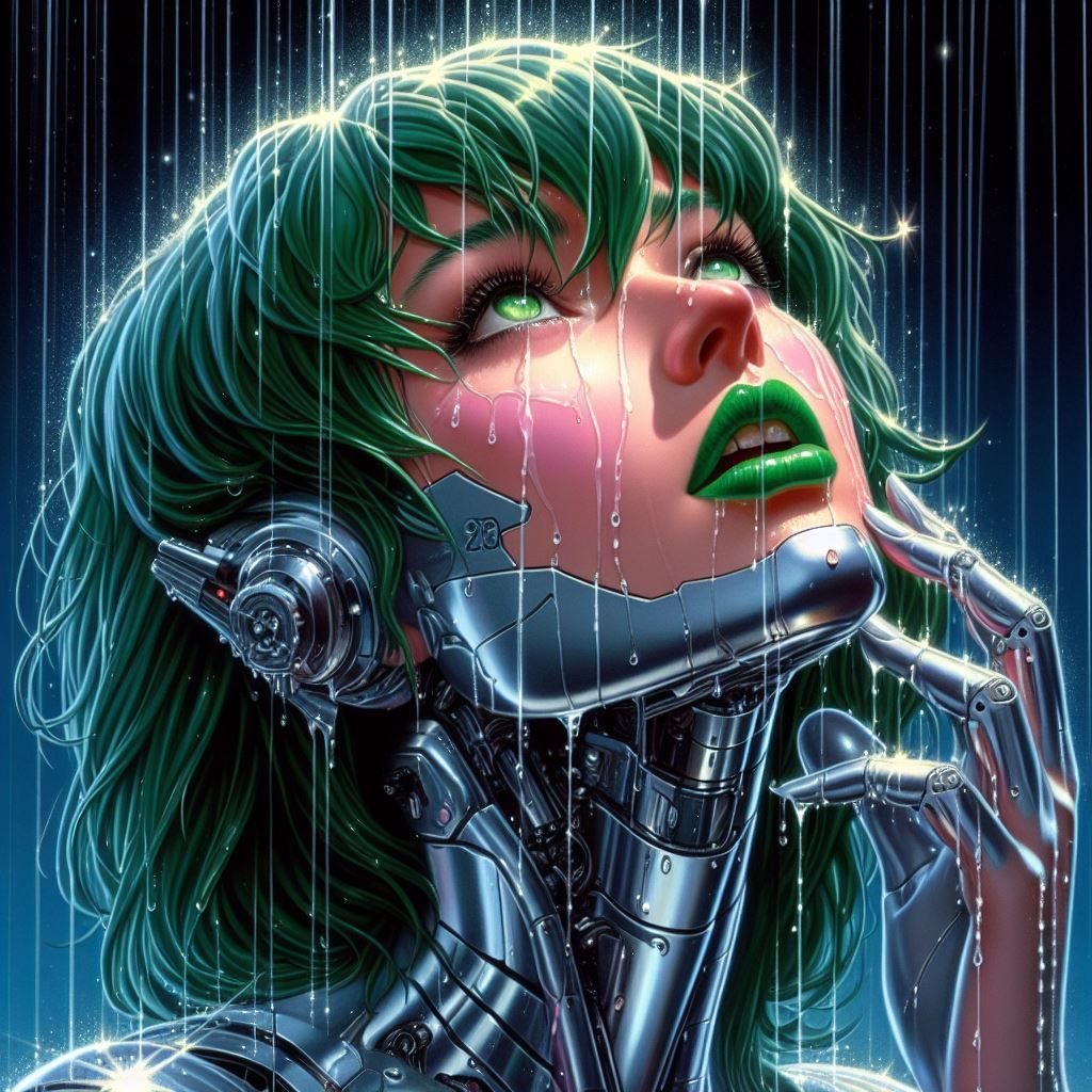 hajime sorayama retro 80s sci-fi futurism cyberpunk space ro...