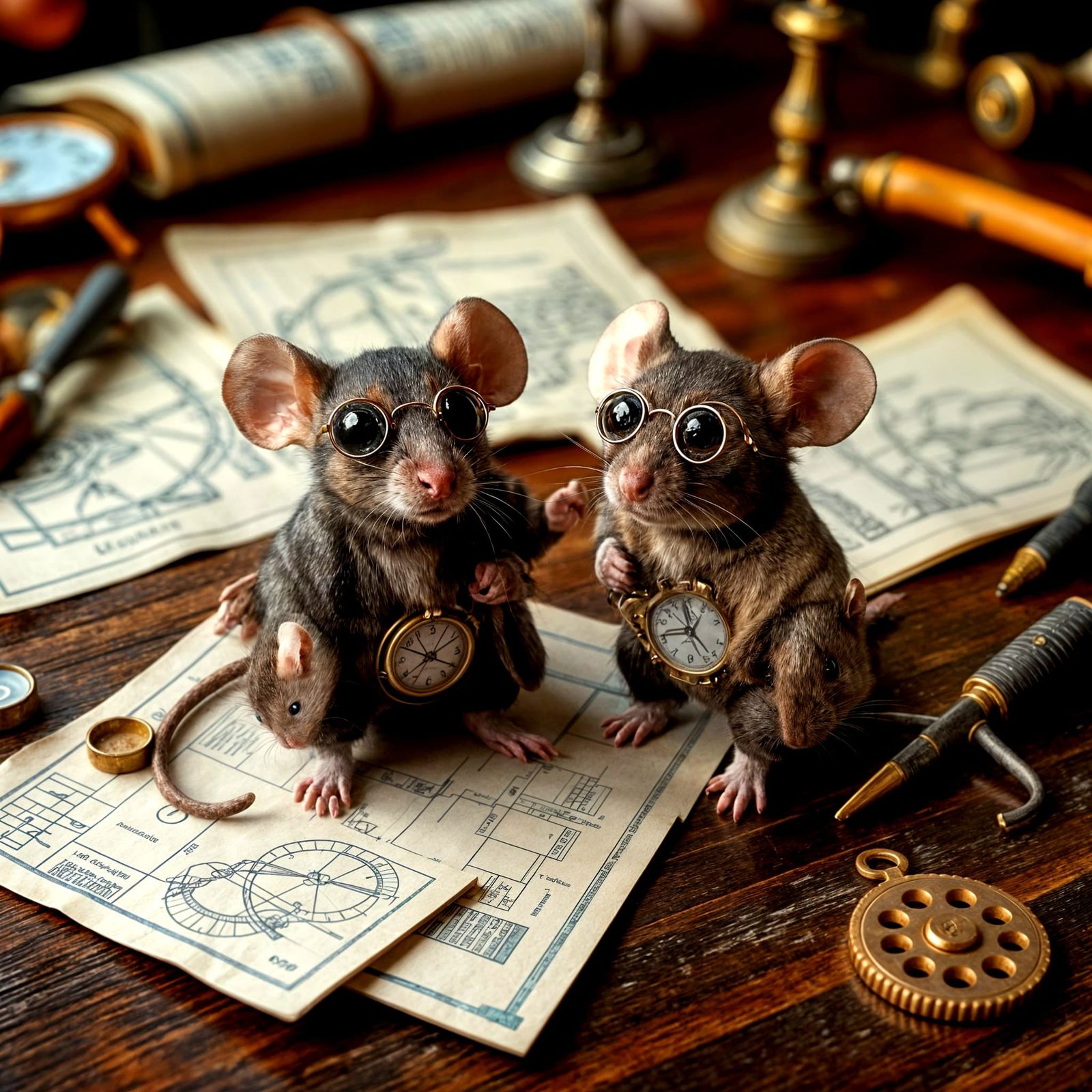 Terrific Intelligent Mice  by @AncientAardvark 