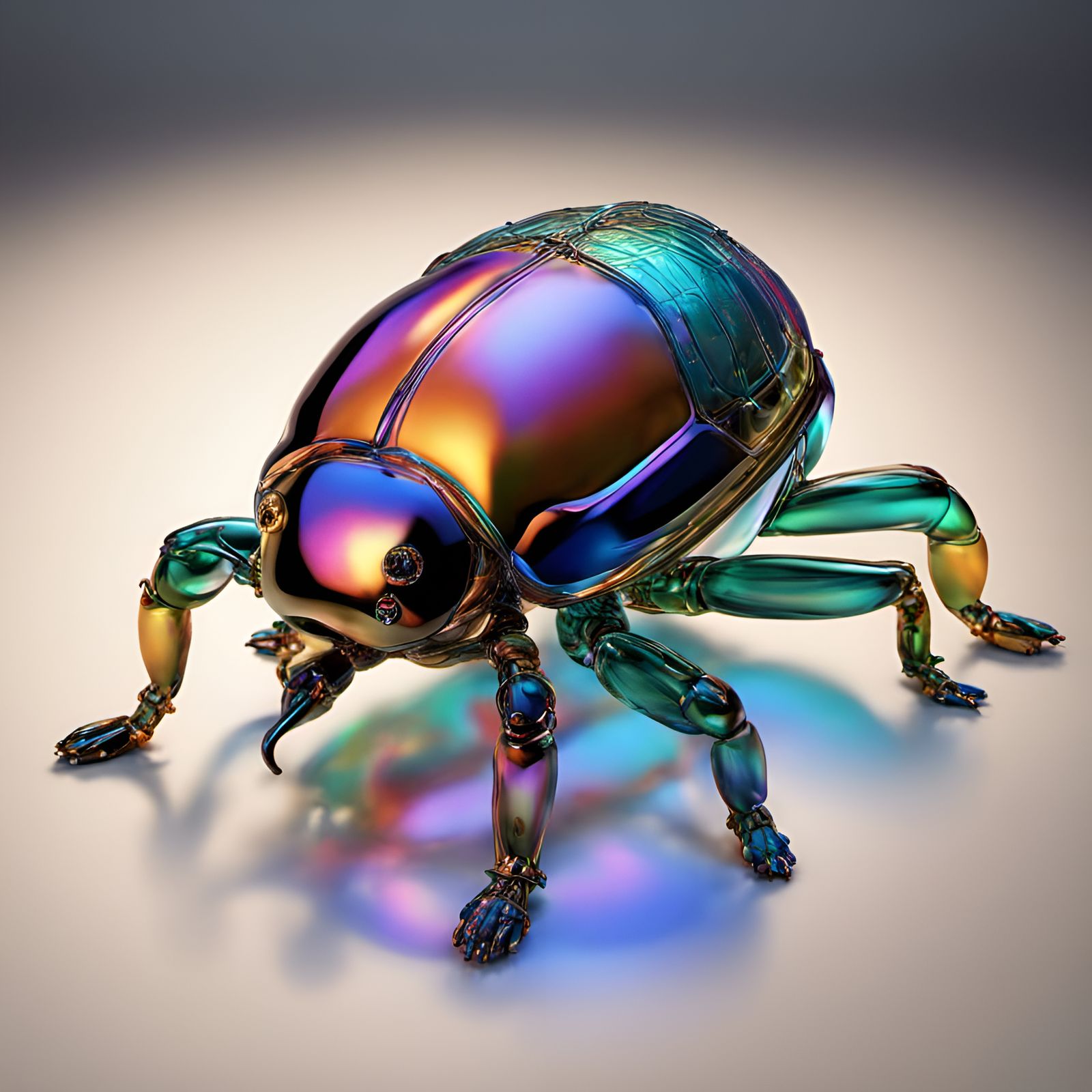 A Blown Glass Scarab Beetle (Continued)